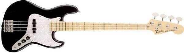 fender geddy lee usa jazz bass mn black