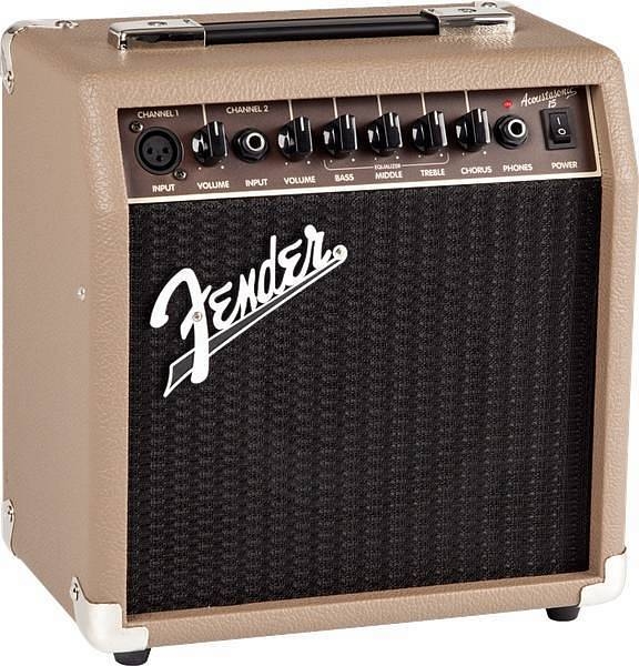 fender acoustasonic 15 amplificatore per chitarra acustica e voce 15w