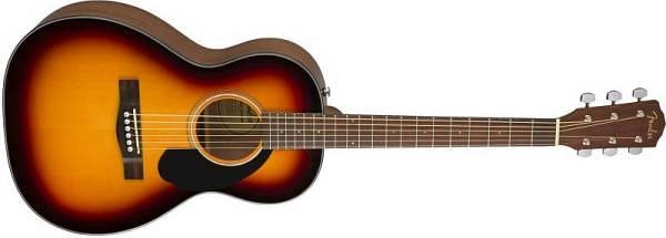 fender cp 60s parlor walnut fingerboard sunburst