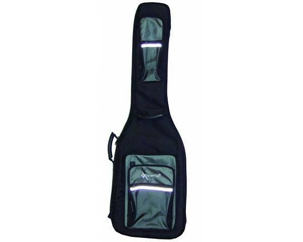 extreme bag 807b custodia professionale per basso elettrico resistente imbottitura 8 mm tasche esterne per accessori