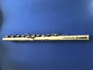 flauto altus azumino a1007 testata oro 18k gp tubo corpo argento 925
