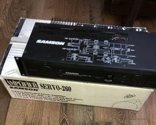 samson servo 260 amplificatore di potenza stereo