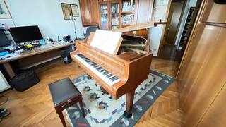 pianoforte 1/4 coda - cm 140 - rosler tedesco/cecoslovacco