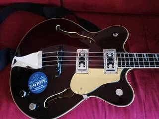 vendesi eastwood guitars classic 4 walnut short scale