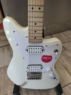 fender squier mini jazzmaster hh mn owt olympic white