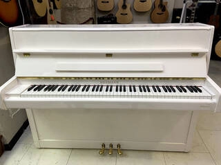 pianoforte verticale hermann h109 white