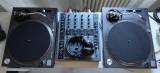 coppia technics sl 1210 mkii + mixer allen heat xone 42 + accessori