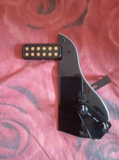 battipenna con pick-up e controlli integrati per chitarra archtop