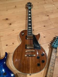 epiphone les paul custom koa