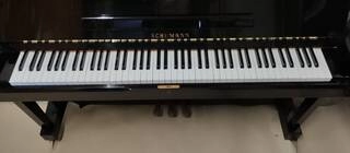 pianoforte verticale cassa alta-nero lucido-ottime condizioni