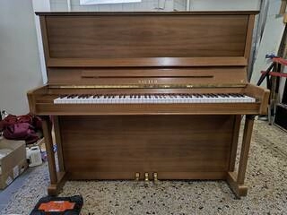 pianoforte sauter 130 r2 doppio scappamento con trasporto e panca