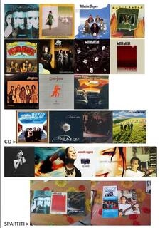 spartiti lp e cd di matia bazar