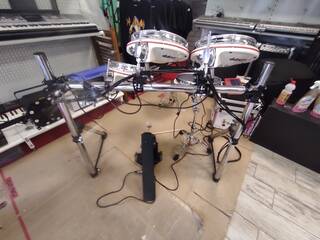 batteria clavia ddrum4 con rack e pad ddrum