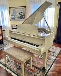 1/4 coda kawai ge1 usato revisionato bianco avorio ottime condizioni