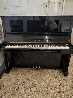 pianoforte yamaha u3 as con pedale tonale con trasporto e panca