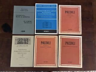 teoria e solfeggio - lotto 11 libri