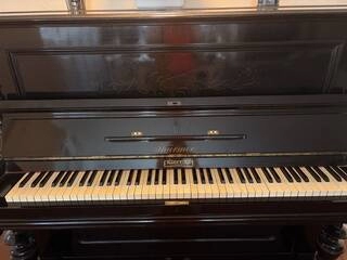 pianoforte verticale thürmer originale meissen (germania)