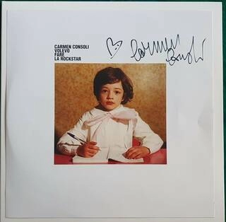 carmen consoli - volevo fare la rock- 2021 - firmato - parz-sigillato