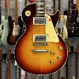 gibson - custom 1958 r8 historic les paul bourbon burst - spedizione gratis