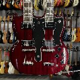 epiphone - g-1275 sg double neck cherry red + original hardcase - spedizione gratis