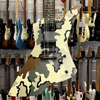 ltd - snakebyte james hetfield kuiu camo satin + orignal case - spedizione gratis