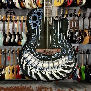 ovation - dja 34 limited edition dj ashba chrome bone - spedizione gratis