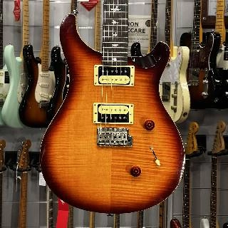prs - se custom 24 vintage sunburst + brass bridge - spedizione gratis