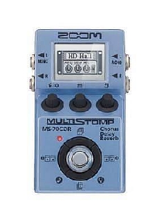 zoom ms70cdr - pedale multieffetto chorus, delay, reverb
