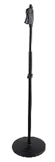 gator gfw-mic-1001 - asta microfono deluxe a base rotonda da 10 con regolazione