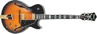 ibanez gb10se-bs brown sunburst - george benson signature