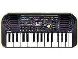 casio sa 46 - mini tastiera arranger per la scuola
