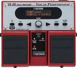 boss ve 20 vocal performer - pedaliera multieffetto per voce