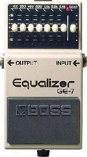 boss ge 7 equalizer - pedale equalizzatore da chitarra