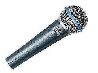shure beta 58a - microfono dinamico supercardioide per voce