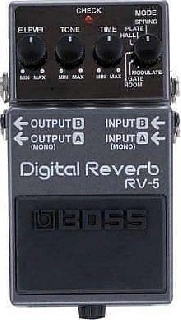 boss rv 5 digital reverb