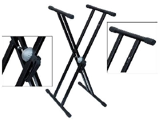 extreme cavalletto per tastiera pianoforte o consolle a x doppia - supporto stand - ksxx