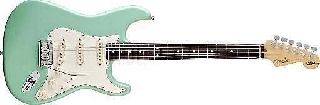fender jeff beck stratocaster rw surf green