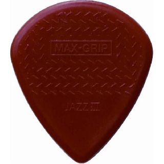 dunlop 471r3n max-grip jazz iii - red nylon confezione 24 plettri