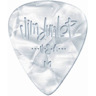 dunlop 483r#04 white perloid - heavy