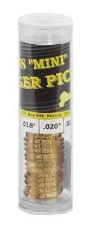 dunlop 371r brass mini finger .015 - tubo 20 plettri