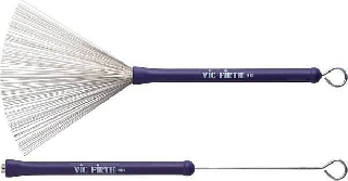 vic firth hb heritage brush - spazzole per batteria