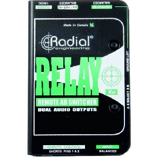 radial relay xo - ab switch per microfono