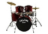 luke--daniel-d1000wr---batteria-acustica-5-pezzi-completa-con-piatti-e-meccaniche---wine-red
