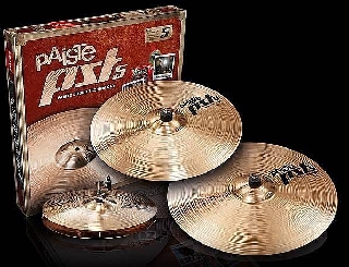 paiste pst5 universal set - 14 medium hats + 16 medium crash + 20 medium ride