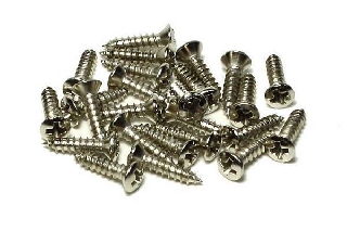 parts planet wo2,1x10n - 50 viti testa ovale per battipenna stratocaster