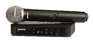 shure blx24e/pg58 - sistema palmare wireless cardioide per voce