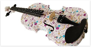recording king violino 3/4 per principianti decorazione hello kitty