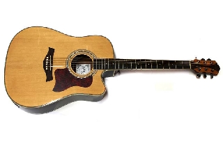 muses ag63eq4 - chitarra acustica elettrificata con fishman - abete palissandro