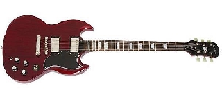epiphone g-400 pro cherry - diavoletto con pickup alnico pro