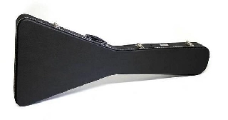 luke & daniel wfv1 - custodia rigida in legno per chitarra flying-v